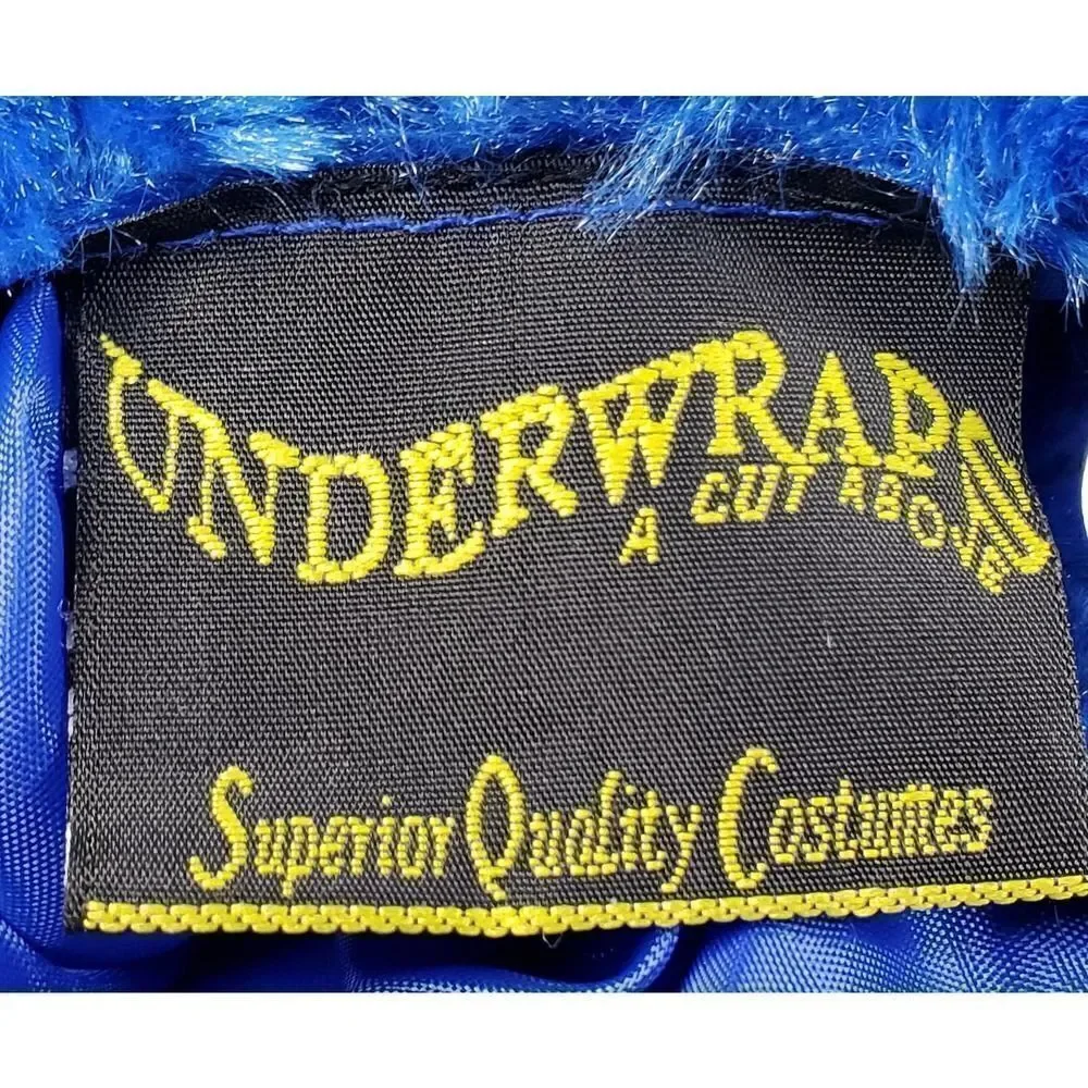 Underwraps Child Costume Size XL Green Blue Pretend Play Dress Up Theater Soft